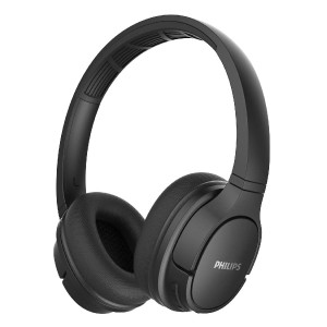 Wireless Ακουστικά Stereo Philips TASH402BK/00 V5.0 Μαύρα On-ear με Μικρόφωνο & Πλήκτρα Ελέγχου IPX4 4895229100886