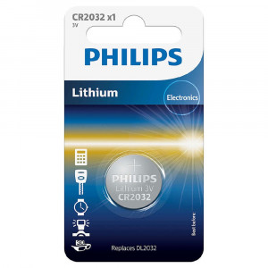 Buttoncell Lithium Electronics Philips CR2032 Τεμ. 1 4895229106185
