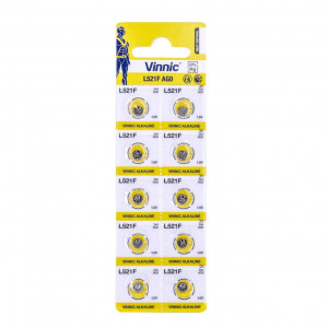 Buttoncell Vinnic L521F AG0 Τεμ. 10 4898338000658