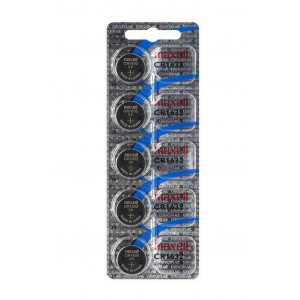 Buttoncell Maxell CR1632 Hologram 3V Τεμ. 5 με Διάτρητη Συσκευασία 4902580776473