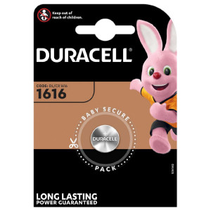 Buttoncell Lithium Electronics Duracell CR1616 Τεμ. 1 5000394030336