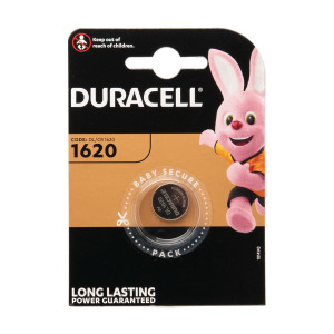 Buttoncell Lithium Duracell CR1620 Τεμ. 1 5000394030367