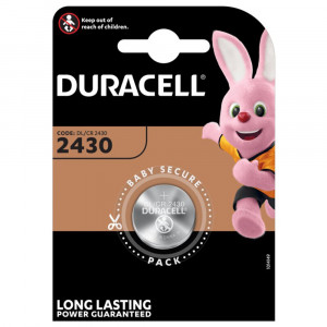 Buttoncell Lithium Duracell CR2430 Τεμ. 1 5000394030398