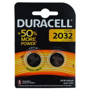 Buttoncell Duracell CR2032 Τεμ. 2 5000394054967