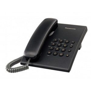 Σταθερό Ψηφιακό Τηλέφωνο Panasonic KX-TS500EXB Μαύρο 5025232272082