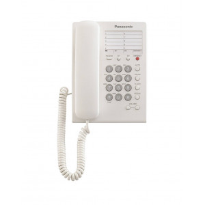Hotel-Τype Telephone Device Panasonic KX-TS550GRB White with Emergency Button 5025232578269