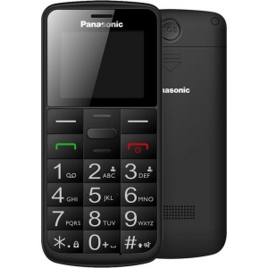 Panasonic KX-TU110EXB (Dual SIM) Μαύρο 1.77 Easy Phone με πλήκτρο SOS, Bluetooth και Μεγάλα Γράμματα 5025232891856