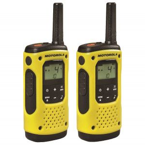 Walkie Talkie Motorola Go Anywhere PMR T92 IP67 Μαύρο-Κίτρινο με Φακό Led και Υποδοχή Hands Free.  Εύρος Κάλυψης 10 km 5031753006907