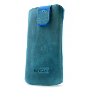 Case Protect Ancus for Apple iPhone SE/5/5S/5C Leather Blue 5210029000195