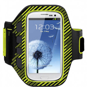 Case Armband Ancus for Samsung i9300 Galaxy S3 ( S III ) Black-Yellow 5210029003776