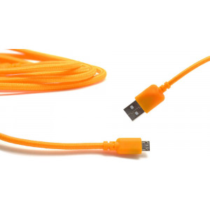 Data Cord Cable Ancus USB to Micro USB with Enhanced Plug-inn Orange 5210029008719