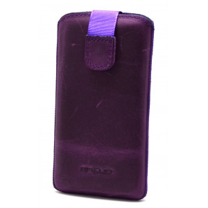 Case Protect Ancus for Samsung  Galaxy A3 / Core Prime/ XCover 3 Leather Grazy Purple 5210029011924