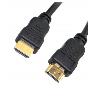 Data Cable Jasper HDMI 1.4 A Male To A Male Gold Plated CCS 3m Black 5210029017193