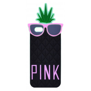 Case Silicon Ancus Pineapple for Apple iPhone 6/6S Black 5210029031779