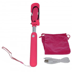 Selfie Stick Ancus Mini Bluetooth Pink (Closed 18cm, with Extention 72cm ) 5210029032691