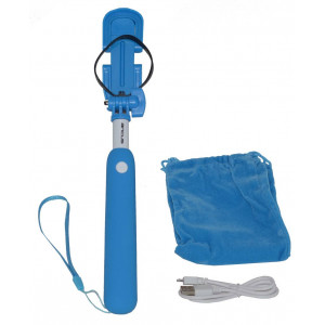 Selfie Stick Ancus Mini Bluetooth Blue (Closed 18cm, with Extention 72cm ) 5210029032707