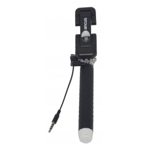 Selfie Stick Ancus Colour Black with Jack Cable 3.5mm (Closed 13.5cm, with Extention 65cm ) 5210029032721