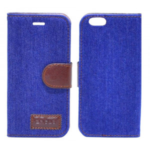 Book Case Ancus Teneo Fabric for Apple iPhone 6/6S Blue 5210029033445