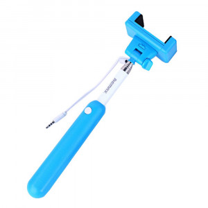 Selfie Stick Remax Extendible Blue with Jack Cable 3.5mm (Closed 23cm, with Extention 90cm ) 5210029033612
