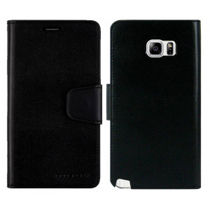 Book Case Goospery Sonata Diary for Samsung SM-N920F Galaxy Note 5 Black by Mercury 5210029035593
