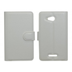 Book Case Ancus Teneo TPU for Sony Xperia E4G/E4G Dual White 5210029037177
