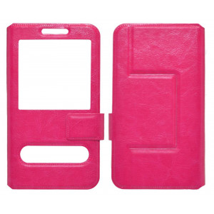 Book Case S-View Ancus Stick it Universal for Smartphone 5.0 - 5.5 Fuchsia 5210029038501