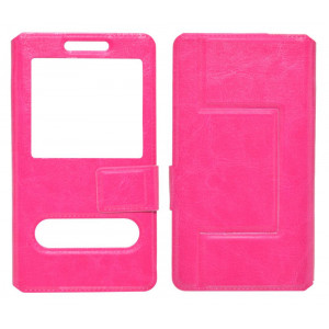 Book Case S-View Ancus Stick it Universal for Smartphone 4.5 - 5.0 Fuchsia 5210029038532