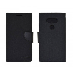 Book Case Goospery Canvas Diary for LG G5 H850 Black by Mercury 5210029041785