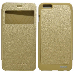 Book Case Goospery Wow Bumper View for Apple iPhone 6 Plus/6S Plus Gold by Mercury 5210029042492