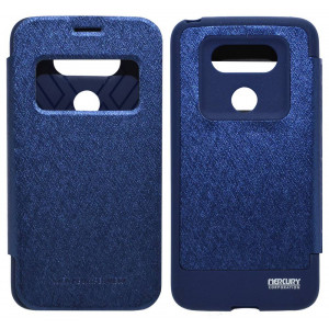 Book Case Goospery Wow Bumper View for LG G5 H850 Navy Blue by Mercury 5210029043185