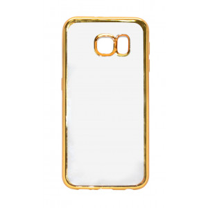 Case Electroplating TPU Ancus for Samsung SM-G920F Galaxy S6 Gold - Transparent 5210029043390