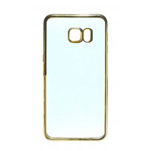 Case Electroplating TPU Ancus for Samsung SM-G928F Galaxy S6 Edge+ Gold - Transparent 5210029043444