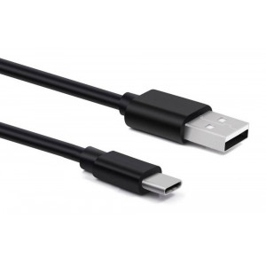 Data Cable Ancus USB Type-C Black 5210029044816