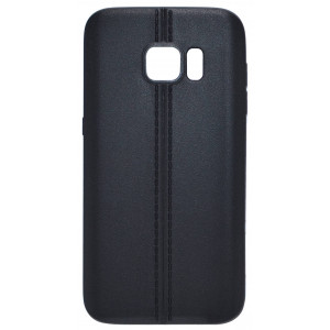 TPU Case Ancus Leather Feel for Samsung SM-G920F Galaxy S6 Black 5210029046780