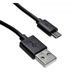 Data Cable Ancus USB AM to Micro USB B Black 1m 5210029047343