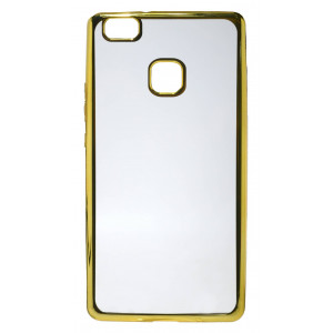 Case Electroplating TPU Ancus for Huawei P9 Lite Gold - Transparent 5210029048296