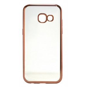 Case Electroplating TPU Ancus for Samsung SM-A320F Galaxy A3 (2017) Pink - Transparent 5210029053016