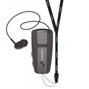 Bluetooth Hands Free Noozy Roller BH68 V.5.0 με Δόνηση και Strap Λαιμού Multi Pairing Μαύρο 5210029071522