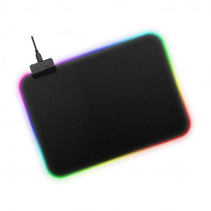 Mousepad iMICE GMS-WT5 Soft με RGB LED περιμετρικό φωτισμό 350x250mm Μαύρο 5210029072529