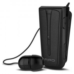 Bluetooth Hands Free FIRO H109 Bluetooth V.4.1 με Δόνηση, Multi Pairing & Επιπλέον Ακουστικό Μαύρο 5210029076930
