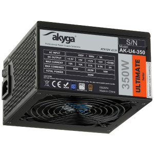 Τροφοδοτικό ATX Akyga AK-U4-350 350W P4+4 PCI-E 6+2 pin 4x SATA APFC 80+ Bronze FAN 12cm 5901720133472