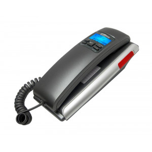 Telephone Maxcom KXT400 Grafite - Silver with Lcd and Incoming Ringing Led Indicator 5908235970448