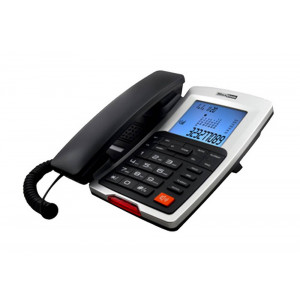 Telephone Maxcom KXT709 Grafite - Silver with Lcd and Incoming Ringing Led Indicator 5908235972015