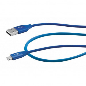 Καλώδιο σύνδεσης ACC+ USB σε Micro-USB 2.4A Fast Charge Μπλε 1μ 5908235974934
