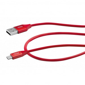 Καλώδιο σύνδεσης ACC+ USB σε Micro-USB 2.4A Fast Charge Κόκκινο 1μ 5908235974941