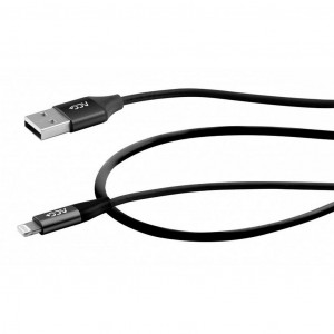 Καλώδιο σύνδεσης ACC+ USB σε Lightning MFI 2.4A Fast Charge Μαύρο 1μ 5908235974989