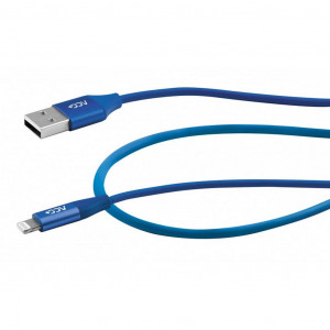 Καλώδιο σύνδεσης ACC+ USB σε Lightning MFI 2.4A Fast Charge Μπλε 1μ 5908235974996
