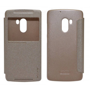 Book Case S-View Nillkin Sparkle for Lenovo Vibe X3 Lite / K4 Note Gold with active S-View 6902048114807