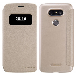 Book Case S-View Nillkin Sparkle for LG G5 H850 Gold 6902048117761