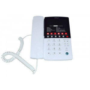 Τηλεφωνική Συσκευή Ξενοδοχειακού Τύπου Witech WT-5006 Λευκό με Ενεργό Emergency Button και Ανοιχτή Συνομιλία 6925753100422